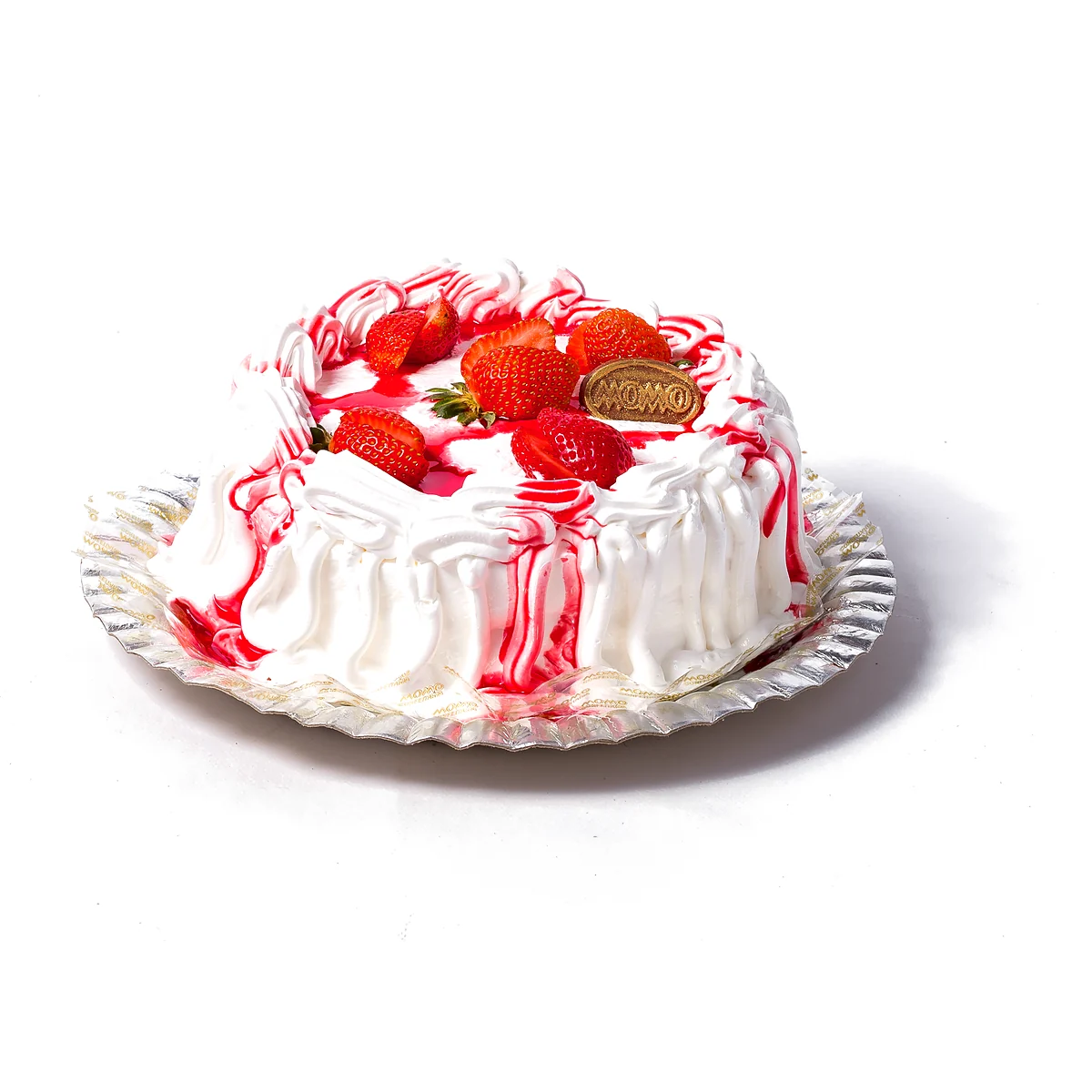 Torta morango com marshmallow