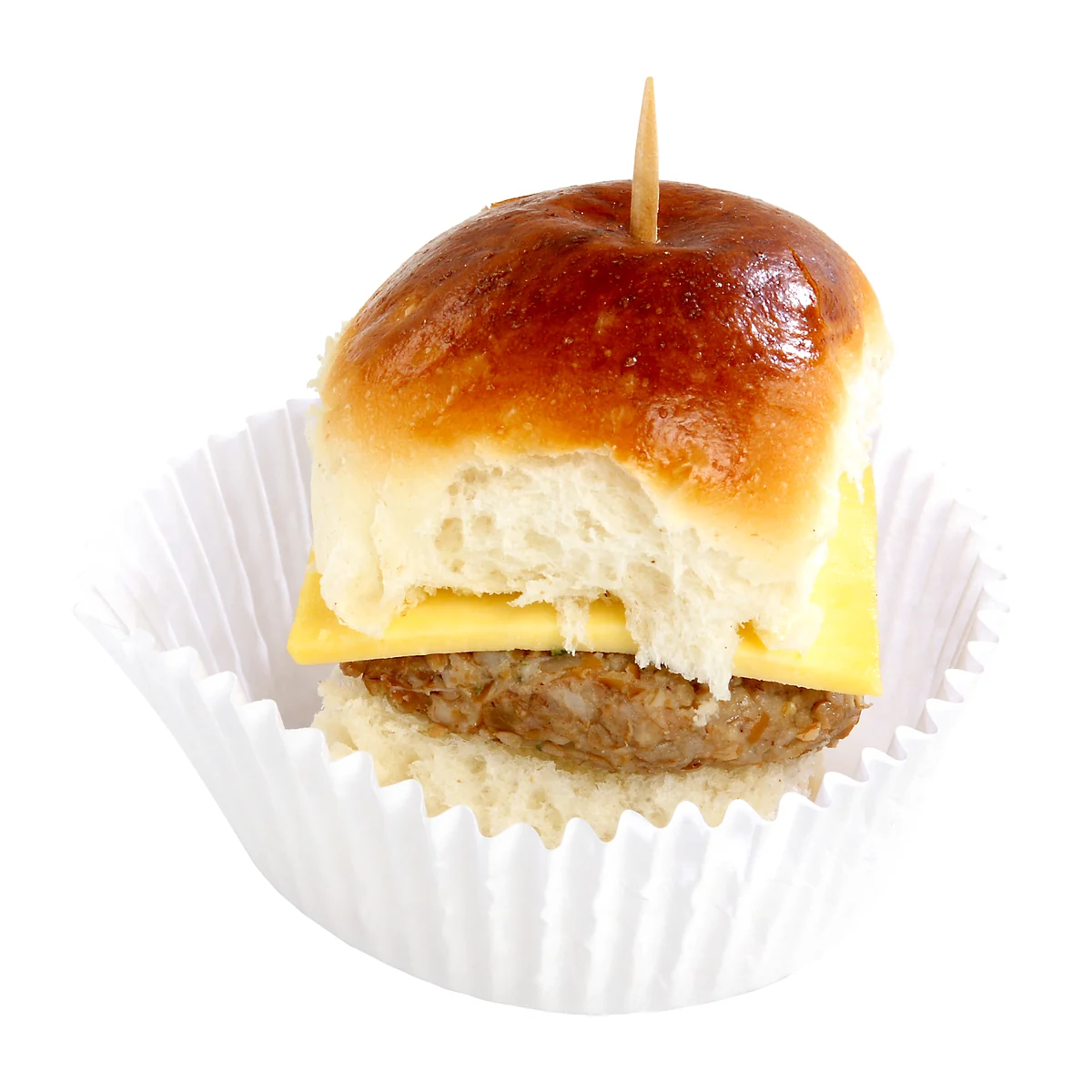 Sanduíche mini hambúrguer